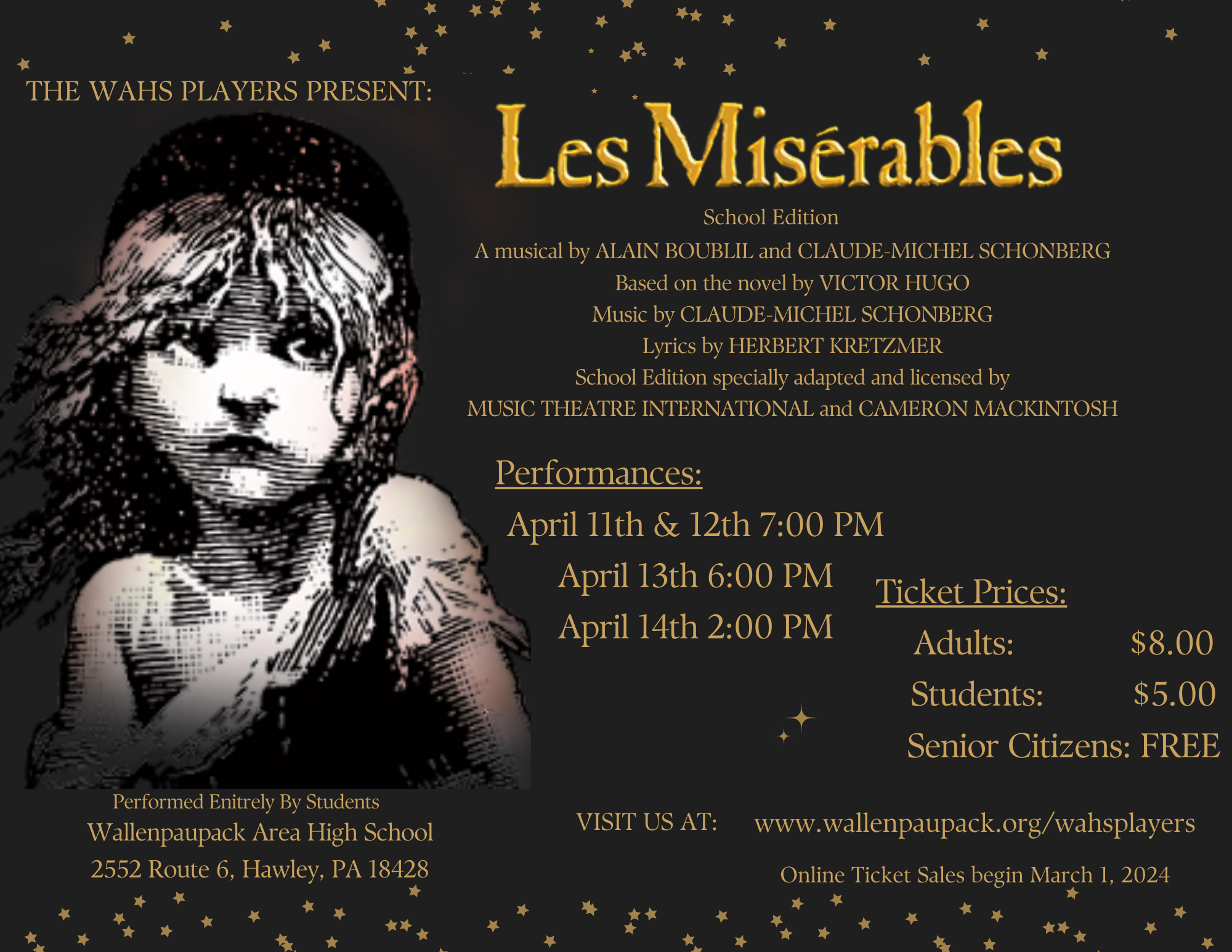 WAHS Players present 'Les Misérables'